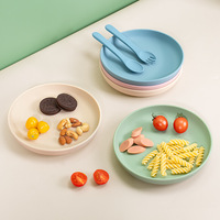Assiette à vaisselle en silicone pour bébé Assiette à dîner pour enfants