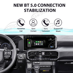 12,3 дюймов Carplay для Toyota Prado 2024-2025 Carplay мультимедийный видеоплеер GPS Навигация экран Android Auto - Product Image 4