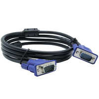 Cable de video HD de 1,5 m VGA 3 + 5 macho a macho para conexión de pantalla de proyector de PC portátil | Fabricantes de mazos de cables