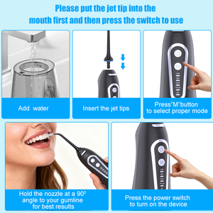 Irrigador Bucal Portátil Recargable USB para Limpieza Dental - Fabricante de Irrigadores Orales - Product Image 3