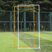 Arche de mariage en fer forgé pour l'exportation, support de ballons, personnalisable pour extérieur et pelouse, hauteur 2m/1.5m, fabricant direct