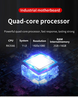 IPS Full HD 1080P PC Industri Terpasang di Dinding POE All in One Tablet Linux Android 15.6 Inci