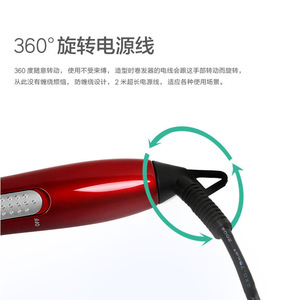 Conical Curling Iron 1.5 In Fast Heating Ceramic Hair Styler For Long Hair Ombre Wet Dry Use - Product Image 5