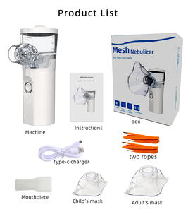 Mesin <span class=keywords><strong>Nebulizer</strong></span> medis portabel penggunaan rumah, Inhaler ultrasonik dengan baterai bawaan, <span class=keywords><strong>Nebulizer</strong></span> jala sumber daya listrik - Product Image 2