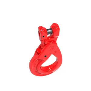 Rigging Hook Shenli Rigging G80 Alloy Steel Safety Clevis Self Lock Hook For Lifting