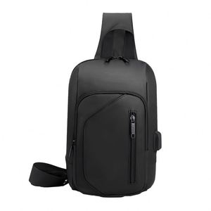 Men's Business USB Charging Crossbody <b>Bag</b> Waterproof Single-shoulder Backpack <b>Large</b>-capacity Multi-pocket <b>Messenger</b> <b>Bag</b> - Product Image 1