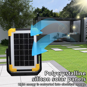 Luz de Advertencia de Emergencia Triangular LED Solar para Automóvil, Accesorio Automotriz Multifuncional para Camping con Alarma - Product Image 4