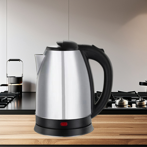Petite bouilloire électrique portable en acier inoxydable de 1,8 L, arrêt automatique, conception sans fil, base rotative à 360°, haute efficacité - Product Image 3