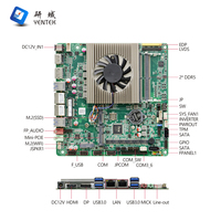YENTEK Intel Meteor Lake Core Ultra 5 125H DDR5 Neues Motherboard Linux Win11 2 LAN 6 COM 14-Kern Industrielles Doppel-Integriertes System