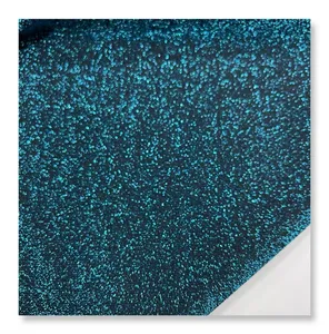 shinny blue cheap Gorgeous 100% polyester foil fabrics fabrics for evening dress