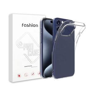 Funda Transparente de TPU para <span class=keywords><strong>iPhone</strong></span> 16, 17, 15, 14, 13 Pro Max, en Oferta - Product Image 1