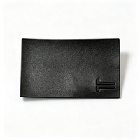 Étiquette personnalisée en cuir PU écologique thermocollée pour jeans, sacs, accessoires de vêtements à coudre, vente en gros OEM