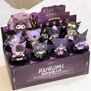 PVC Anime Blind Box Kuromi Figures Dolls Model Toy For Fans For Home Table Ornament Decoration Sanrio Mystery Box For Gift