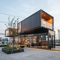 Maison préfabriquée de luxe contemporaine à double étage de haute qualité pour usage bureautique avec garantie d'un an