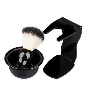 Set de Afeitado: Crema de Afeitar, Espuma, Brocha de Rayón, Jabonera, Soporte para Cuchilla de Afeitar - Product Image 3