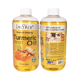 Huile hydratante éclaircissante et blanchissante au curcuma et à l'aloe vera, best-seller, pour la relaxation et le massage de la peau, 500 ml - Product Image 2