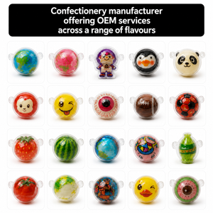 Vente en gros de bonbons fourrés à la confiture en forme de poisson 3D coloré, personnalisés en usine, en boîte, BRC OEM, saveur fruitée, doux, mini-snacks - Product Image 2