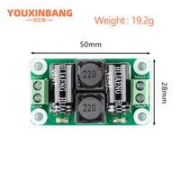 Carte de filtre d'alimentation cc 0-25V/0-50V 2A/3A/4A classe D Module d'amplificateur de puissance carte de Suppression des interférences Suppression EMI