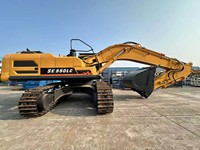 Excavatrice minière lourde SE550LC de 53,5 tonnes à forte force de creusement avec ligne de brise-roche préinstallée