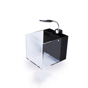 ถังเก็บน้ำอะคริลิกทรงกลมทรงกลมแขวนผนังทรงสี่เหลี่ยมสำหรับตู้ปลาขนาดเล็ก - Product Image 1