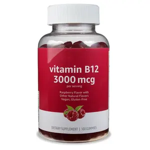 OEM 천연 맞춤형 비타민 B12 보충제 성인용 구미 비타민 B12 면역 체계 지원