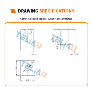 Bloque de Terminales de Soldadura para PCB de Alta Calidad TLS44153 Telian 60A, Rosca M4, 4 Pines, Cobre Estañado, Latón, Ajuste por Presión - Product Image 4