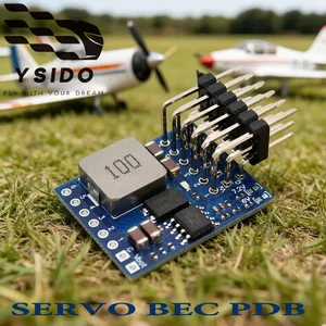 YSIDO 4A BEC SERVO PDB 5.5-36V <span class=keywords><strong>a</strong></span> 5-8.2V Scheda di Distribuzione Alimentazione con Connettore <span class=keywords><strong>a</strong></span> 6 Pin per Aeroplani RC FPV e Droni ad Ala Fissa - Product Image 2
