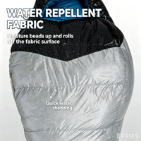 Sac de couchage d'hiver 15F en duvet, ultraléger, type momie, pour la randonnée, le camping, la randonnée en sac à dos, vente en gros