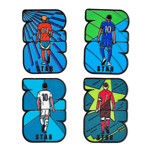 Écussons en alliage métallique pour événements sportifs mondiaux 2026, motifs d'équipes et de joueurs, badges en émail, broches de football, imitation antique - Product Image 4