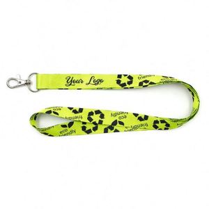 Bestom Eco-Friendly 10mm Custom Plain Breakaway RPET <b>Lanyards</b> Personalizado ID Card Holder Neck Lace - Product Image 2