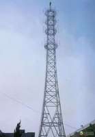 Tour Galvanisée Autoportante pour Antenne de Communication Réseau Mesh Internet Sans Fil