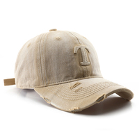 Nueva Gorra de Béisbol de Moda con Letras Bordadas, 6 Paneles, Ajustable, 100% Algodón, Personalizada
