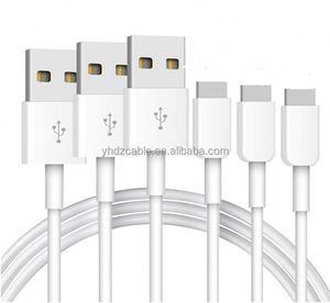 1M 2M 3M 3 Pack 5 Pack 2.4A USB Fast Charging <b>Cable</b> Android Charging Data <b>Cable</b> for iPhone 5 6 7 8 USB Cord - Product Image 1