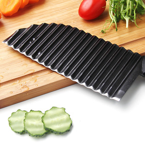 Stainless Steel Wavy <b>Knife</b> 8-9.9in Blade Multi-Purpose <b>Slicing</b> <b>Knife</b> For Kitchen Use - Product Image 1