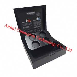 Caja de cápsulas de café de madera minimalista, organizador de oficina con 3 ranuras - Product Image 2