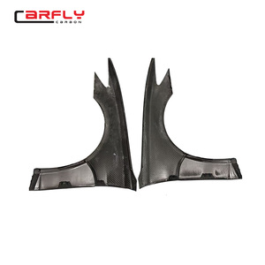 Guardabarros Delanteros de Fibra de Carbono Seca <span class=keywords><strong>Carfly</strong></span> - Repuesto para Audi RS6 RS7 (Diseño Modificado) - Product Image 3