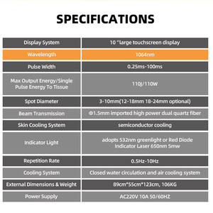 Épilation au <span class=keywords><strong>laser</strong></span> NdYag en <span class=keywords><strong>dermatologie</strong></span> médicale, 1064 nm, à impulsions longues, usage commercial, garantie de 2 ans, qualité garantie - Product Image 4