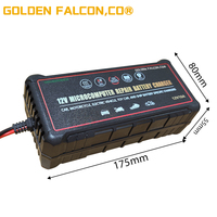 Chargeur de batterie de voiture électrique intelligent 12V 10A, adaptateur de chargeur de voiture pour batterie au plomb-acide, charge rapide universelle