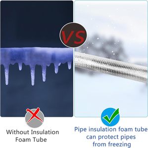 Self Adhesive Insulation Foam <strong>Wrap</strong> Widely Customized Aluminum Foil <strong>Pipe</strong> Covers Winter Spigot Water Heater <strong>Pipes</strong> Freeze - Product Image 4