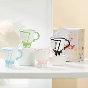 China fornecedor Ceramic Coffee Cup, caneca bonito com alça