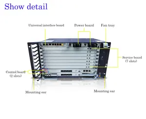 Ma5800-x7 अच्छी कीमत अपलिंक 10 ग्राम नई 5800 ओल्ट M5800 x7 ftth M5800 x15 x2 dc पावर 10g uplink Gpon olt Ma5800-x7