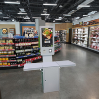 Sistema POS con Pantalla Táctil de 32 Pulgadas, Android/Windows, para Comercios, con Código QR, Autopago, Gabinete para Carrito, Kiosco, Supermercado, S22, CPU Intel I5
