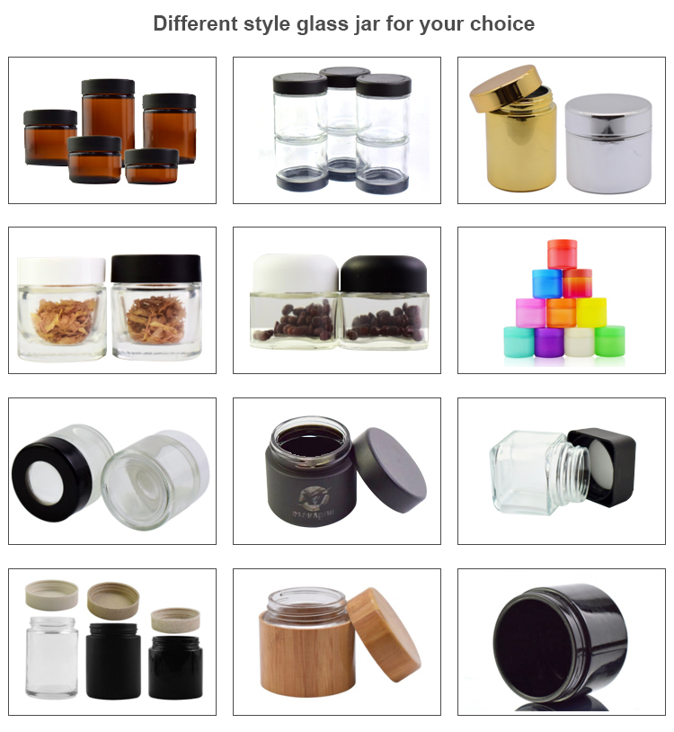 Barattolo di vetro per imballaggio di fiori