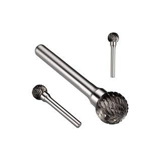 Chất lượng cao quay tungsten carbide loại <span class=keywords><strong>D</strong></span> bóng hình <span class=keywords><strong>d</strong></span>ạng Burrs bán nóng với tùy chỉnh OEM hỗ trợ lớp phủ - Product Image 1