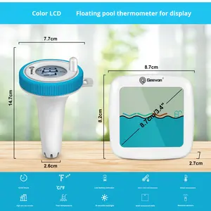 흰색 수영장 온도계 특수 측정 온도 플로팅 전자식 실내 수영장 어항 무선 - Product Image 4