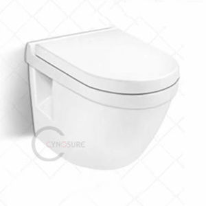 Ensemble WC mural économique en céramique sans bride avec bidet, prix bas, liquidation de stock pour salle de bain - Product Image 4