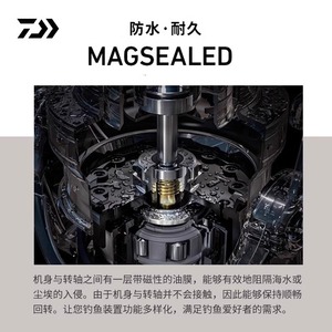 Carrete de Pesca Daiwa Moonlit Beauty Modelo 24, Cuerpo Ligero, Universal para Agua Dulce y Salada - Product Image 4