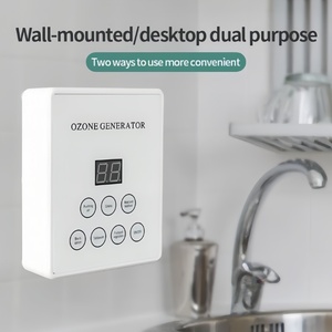 Chế độ điều khiển cảm ứng nhà bếp Ozone thực phẩm tiệt trùng thương mại Máy phát điện Ozone loại bỏ mùi 400 mg/giờ 110V/220V - Product Image 3