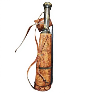 Telescopio de Madera y Latón Vintage con Trípode Decorativo, Decoración Náutica para Sala de Estudio, Interior Marino - Product Image 3