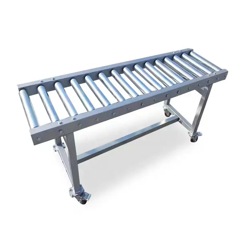 Heavy Duty Stainless Steel Rollers Conveyors Powered Roller Conveyor Pallet Convey Transporting Conveyor Roller